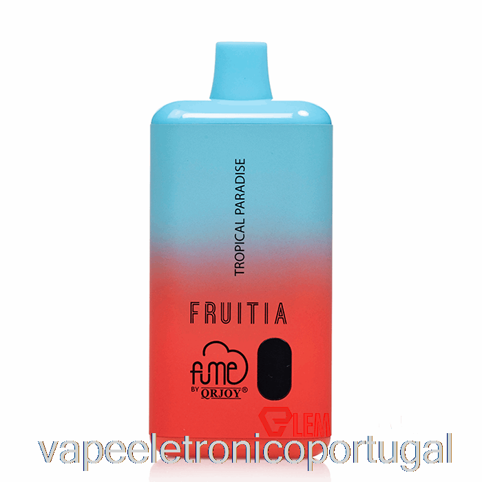 Vape Eletrônico Frutaria X Fume 8000 Descartável Paraíso Tropical